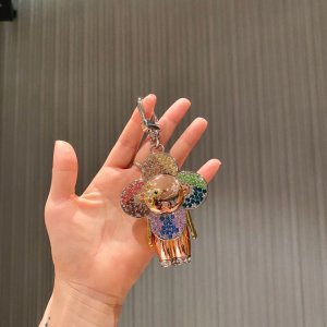 LOUIS VUITTON (ルイ・ヴィトン) 超可愛い モノグラム アニマル チャーム キーホルダー キーリング 飾り 鞄飾り 芸能人愛用 財布飾り プレゼント勧め 海外通販 送料無料[#key07103]