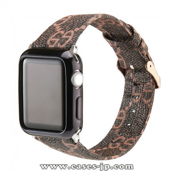 大人気新品 GUCCI / グッチ Apple Watch Series 1/2/3/4/5 バンド 腕時計交換バンド 男女兼用[#case2021030318]