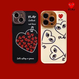 【2022新作】人気新品 ブランド コムデギャルソン CDG PLAY 携帯電話 ケース iPhone 13/13 Pro/13 Pro Max/12/12 Pro/12 Pro Max/11 PRO MAX/XS スマホケース ケース シリコーン素材 大幅値下げ [#case2022082916]