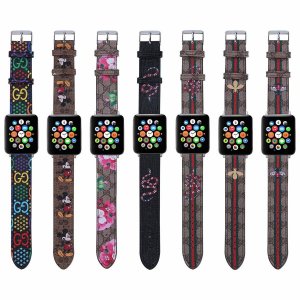 人気 ブランド アップルウォッチ GUCCI / グッチ Apple Watch Series 1/2/3/4/5 バンド 腕時計交換バンド 男女兼用[#062713]